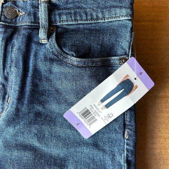Calvin Klein Women's High-Rise Jean Blue size 4 - Picture 9 of 10